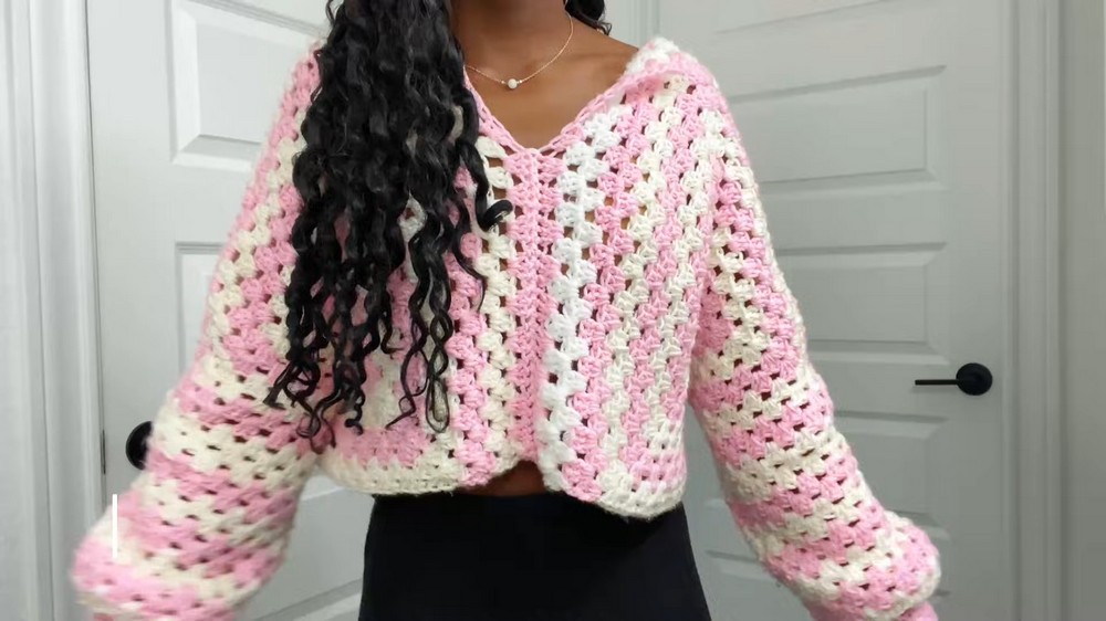 Crochet Hexagon Sweater Tutorial 1