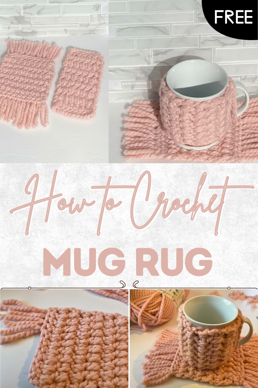 Crochet Mug Rug Pattern