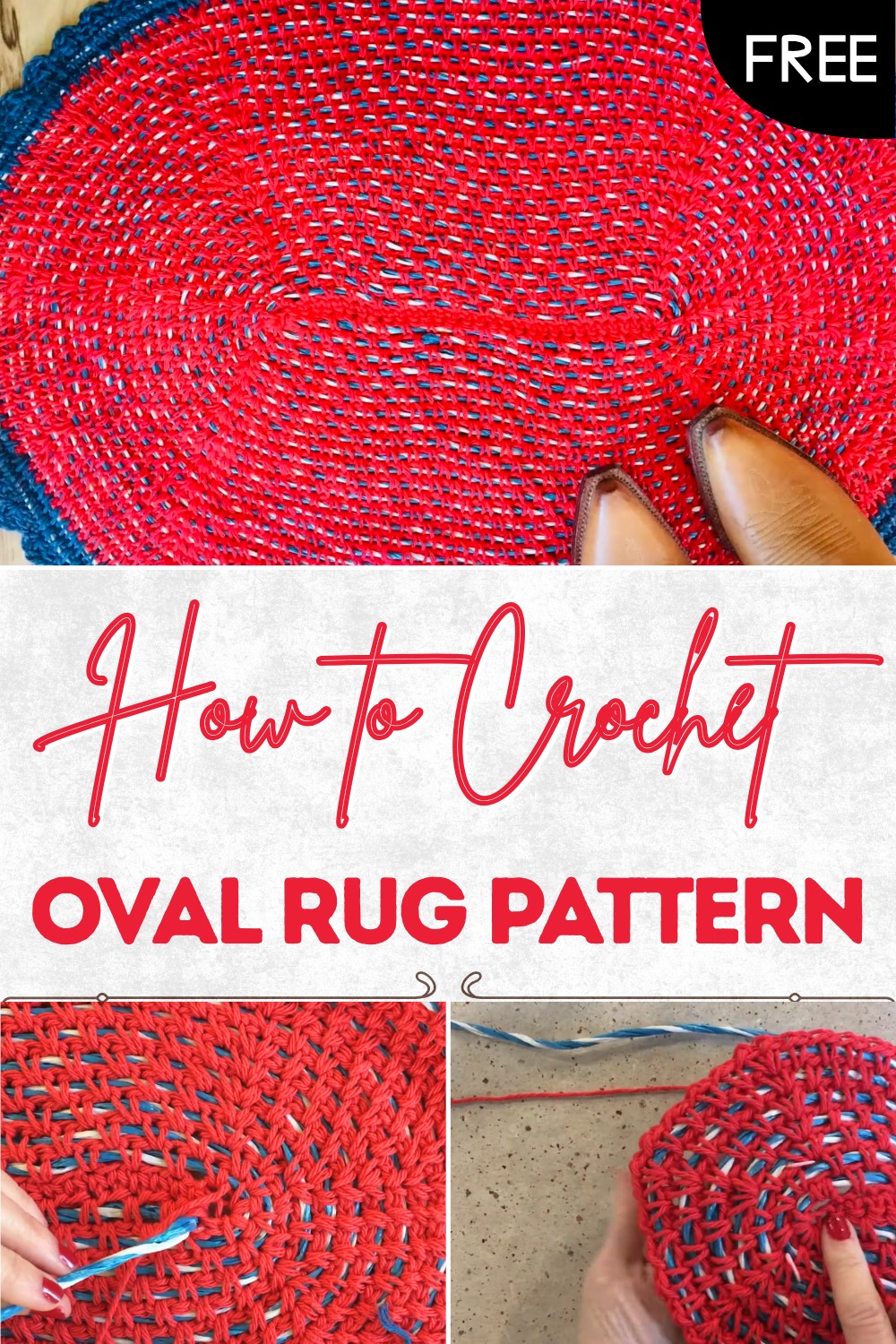 Crochet Oval Rug Pattern