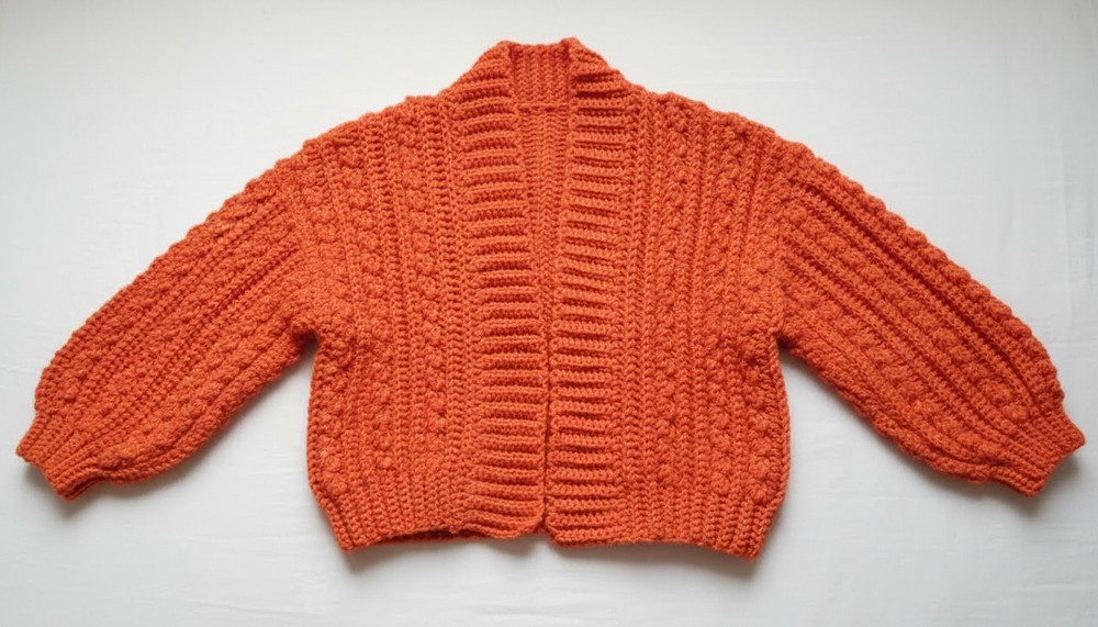 Crochet Oversized Cardigan Pattern 1