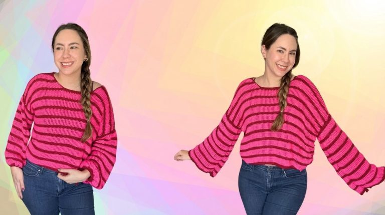 Crochet Oversized Top Pattern 1