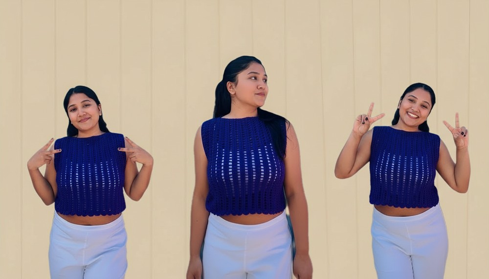 Crochet Tank Top Step-by-step Tutorial 1