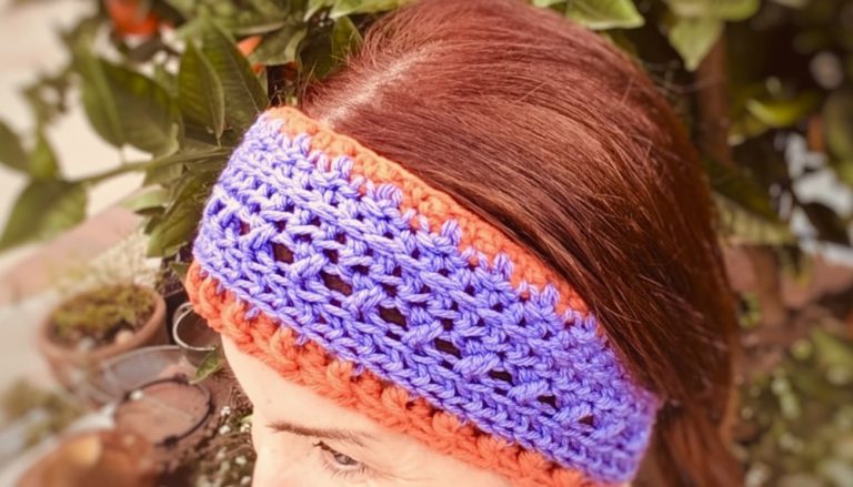 Crochet Textured Headband Pattern 2