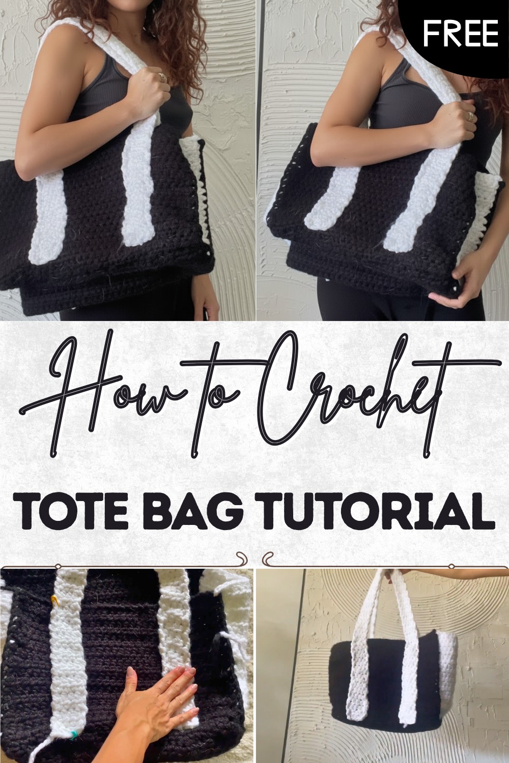 Crochet Tote Bag Tutorial