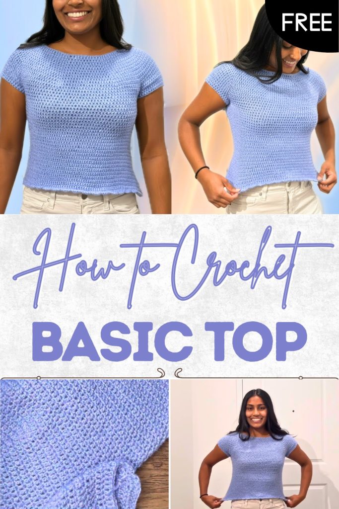 Must-Have Free Crochet Top Pattern for Every Wardrobe - Clairea Belle Makes