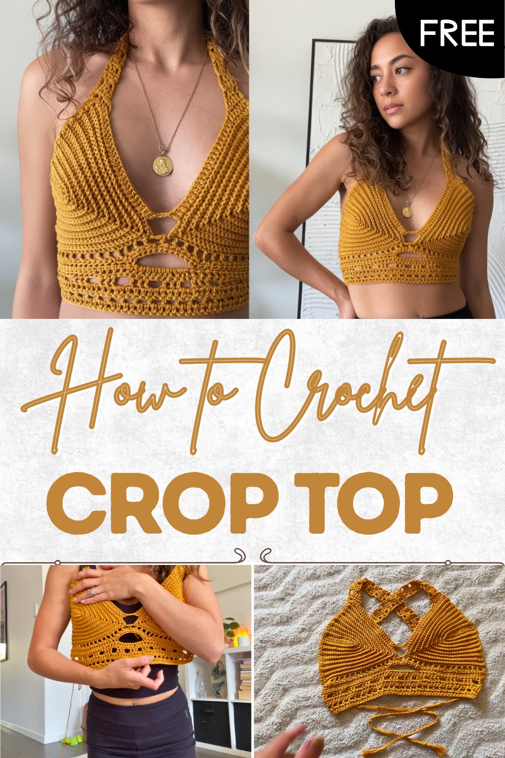 Easy Crochet Crop Top Tutorial