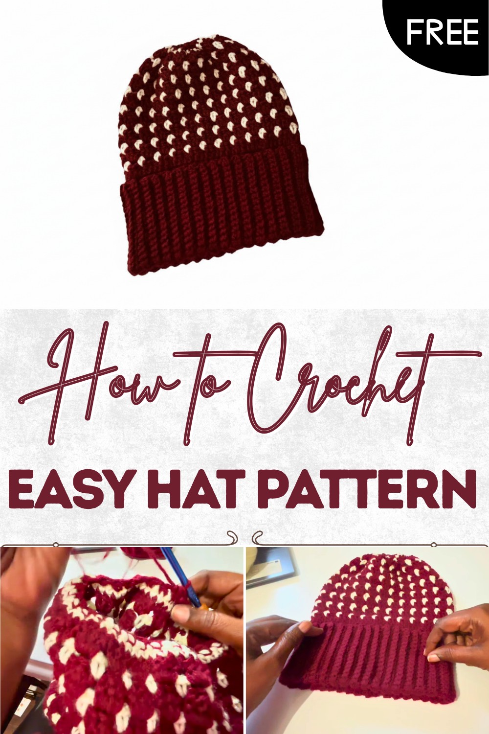 Easy Crochet Hat Pattern