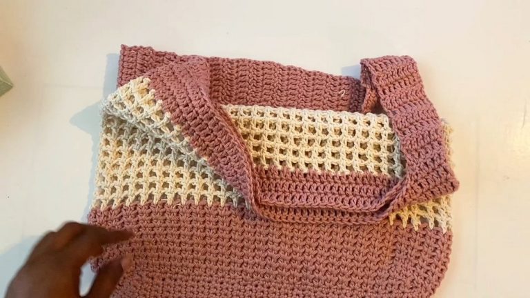 Easy Crochet Market Bag Pattern 10