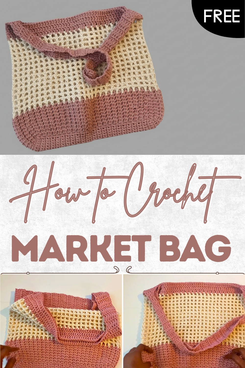 Easy Crochet Market Bag Pattern