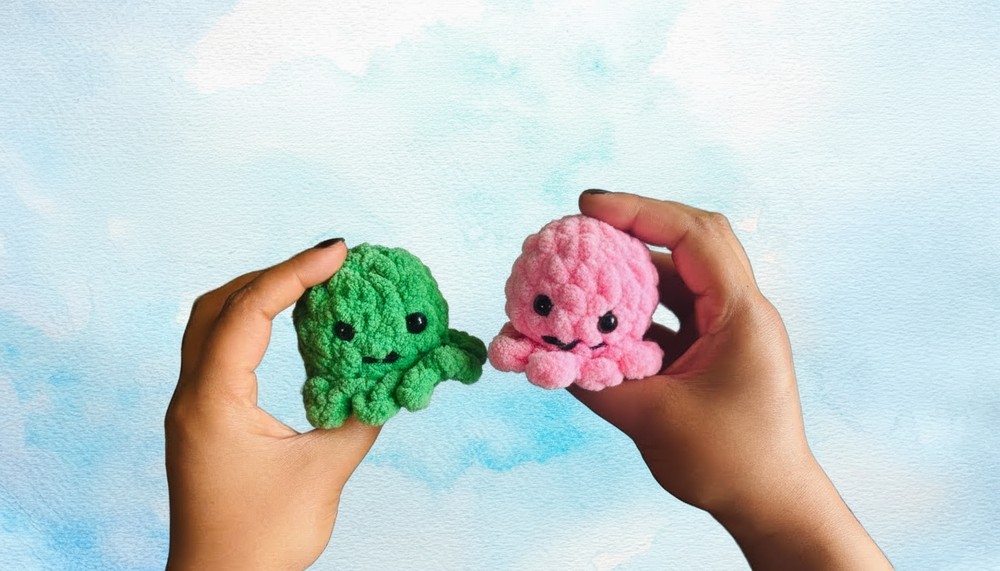 Easy Crochet Octopus Tutorial 1
