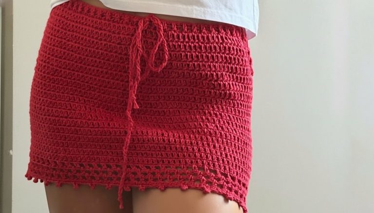Easy Crochet Skirt Tutorial 1
