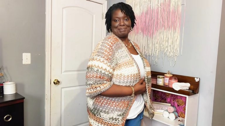 Easy Crochet Summer Cardigan Pattern 2