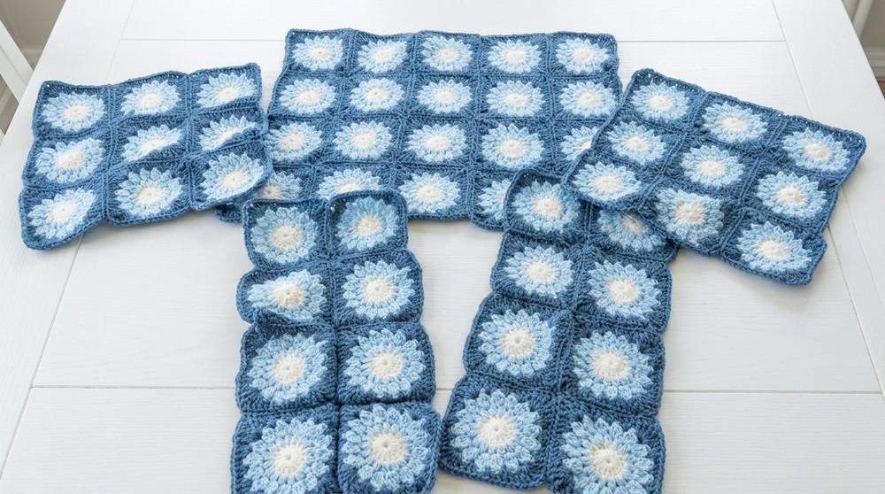 Free Step by Step Pattern - Crochet Sunflower Cardigan