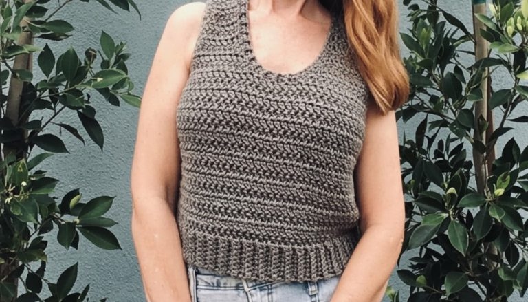 Quick & Easy Crochet Tank Top Tutorial 4
