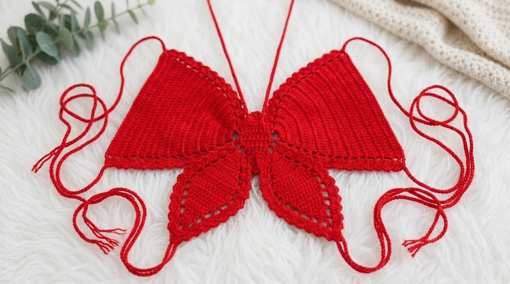 Crochet Butterfly Top Pattern 4