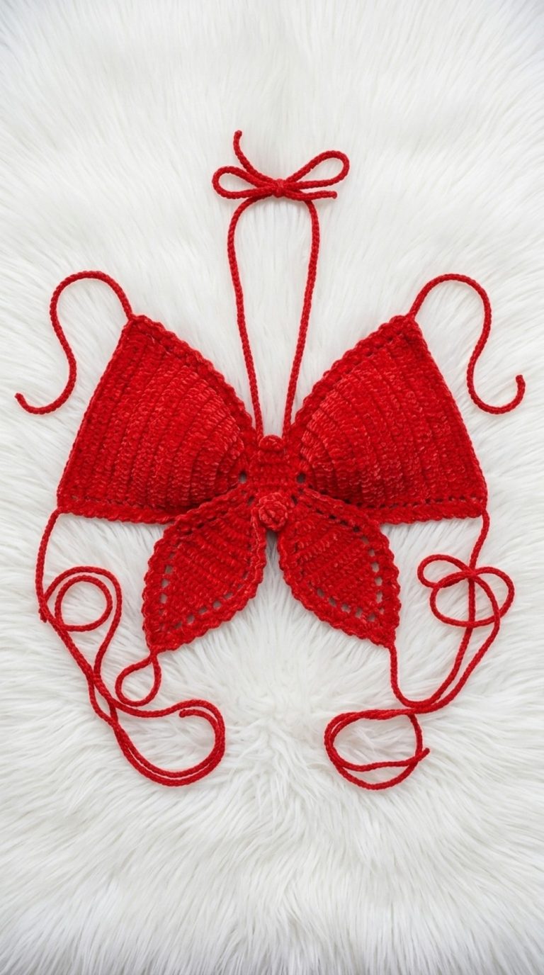 Crochet Butterfly Top Pattern 5