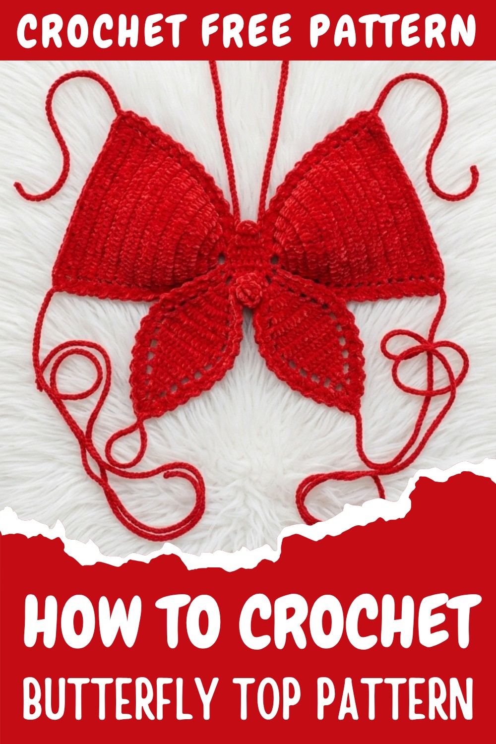 Crochet Butterfly Top Pattern