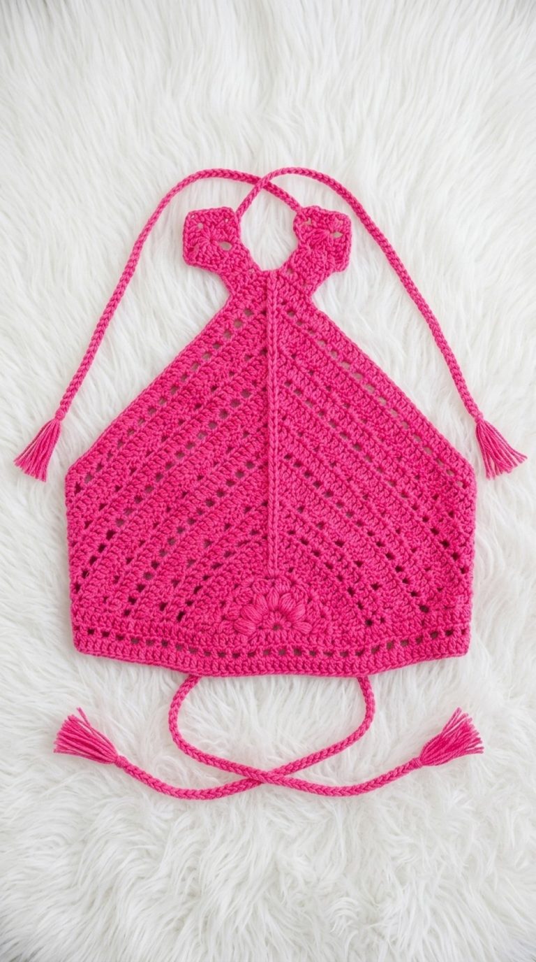 Crochet Halter Top Pattern 5