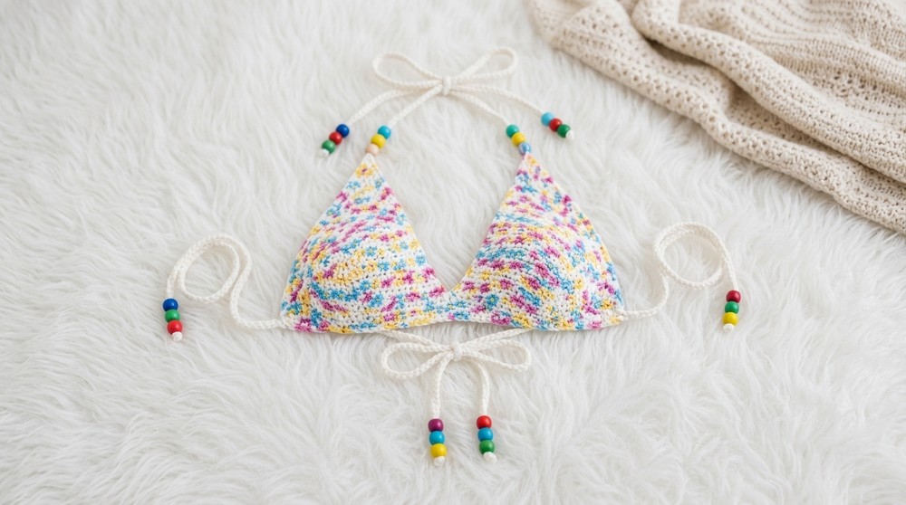Crochet Summer Bikini Top Pattern 4