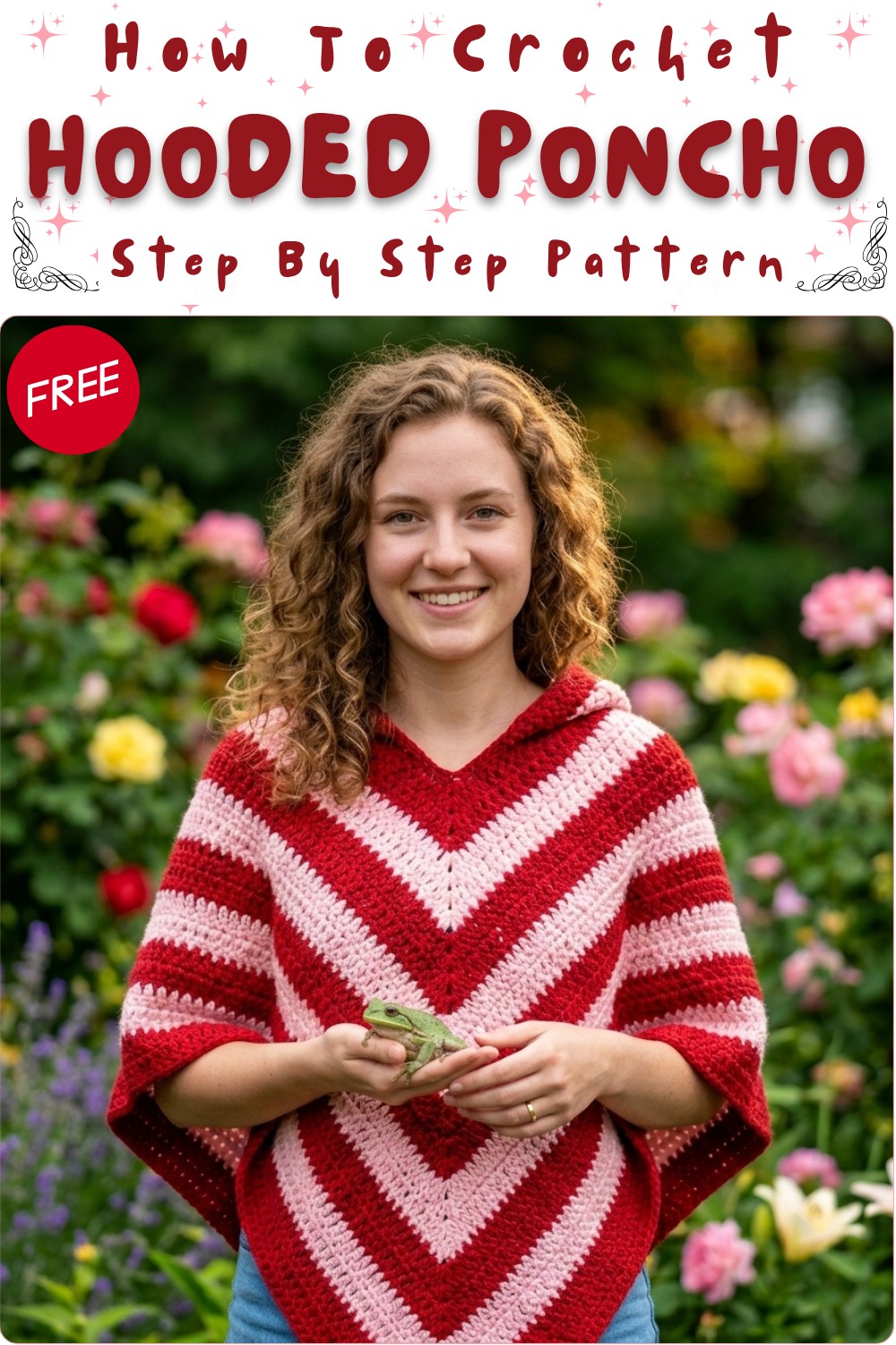 Free Hooded Poncho Pattern – Easy Crochet Project 8