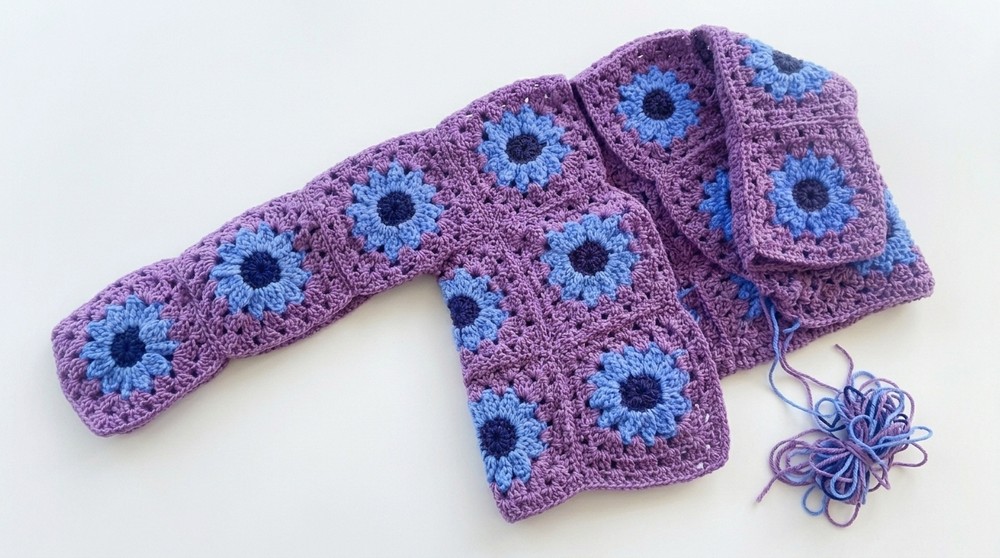 Free Sunflower Cardigan Pattern for Handmade Lovers 6