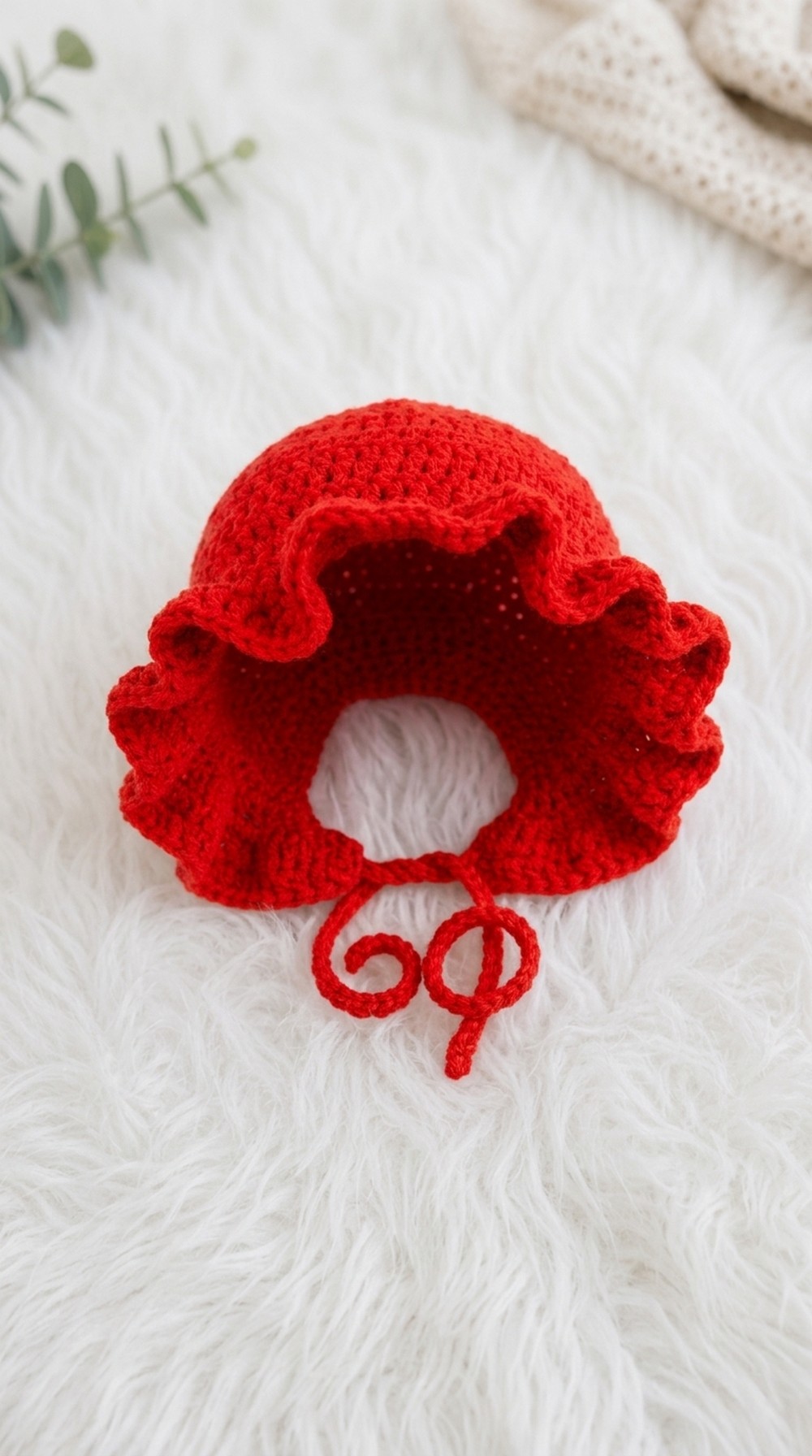 Crochet Bonnet Hat Pattern