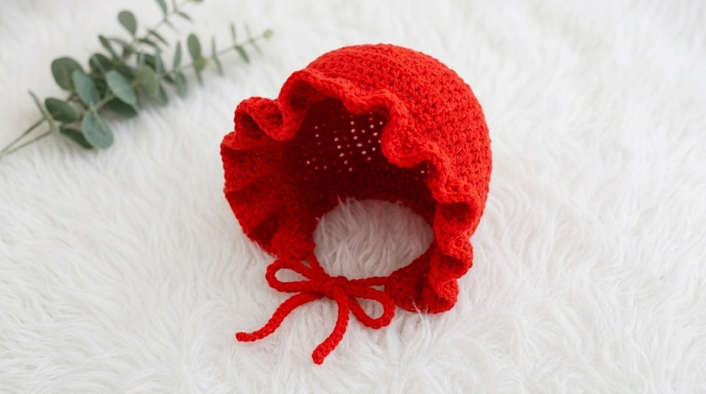 Crochet Bonnet Hat Pattern