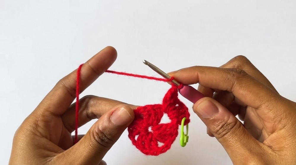 Crochet Heart Granny Hat Pattern