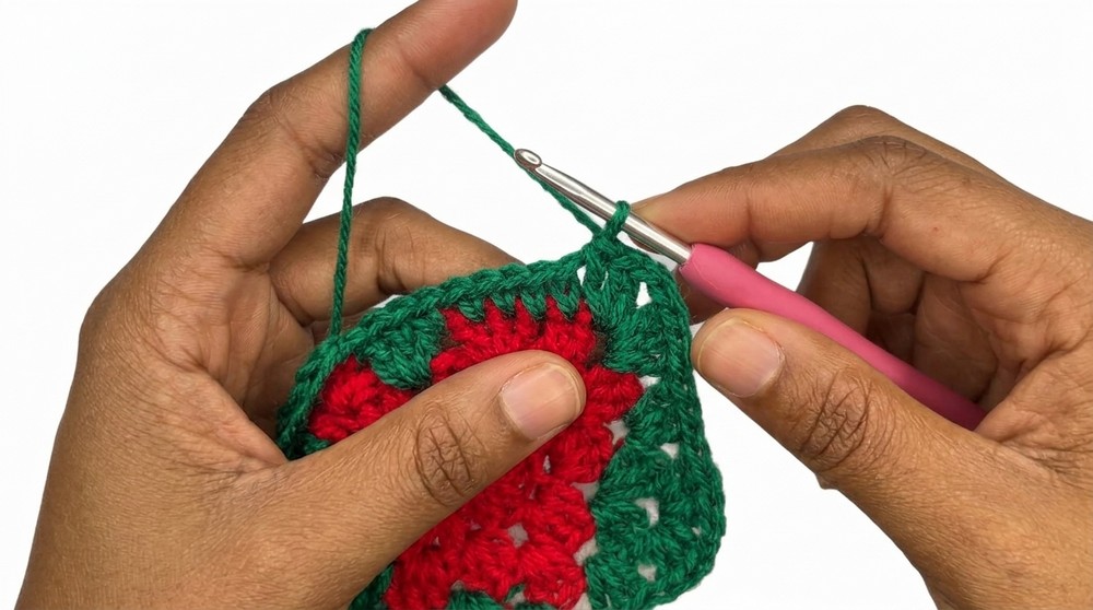 Crochet Heart Granny Hat Pattern
