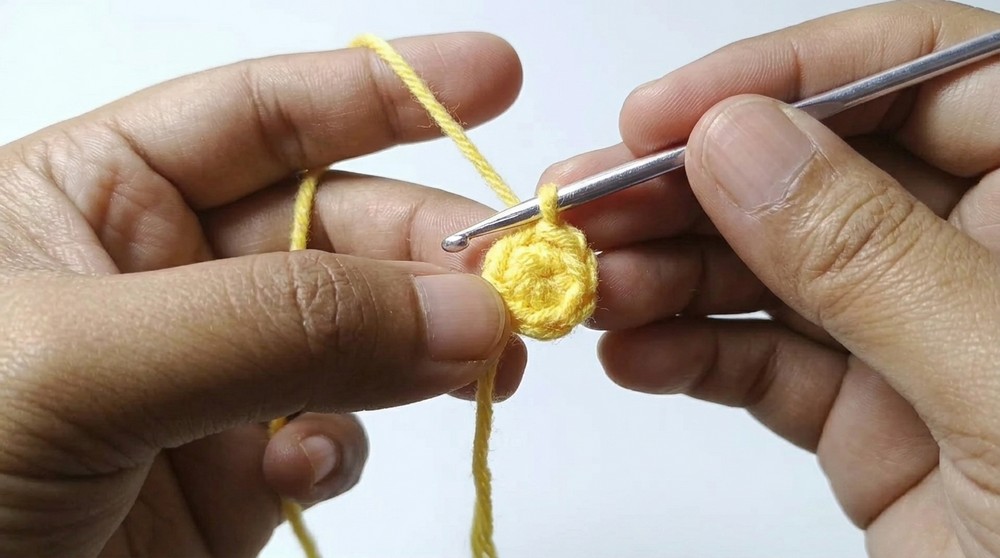 Crochet Mini Sun Pattern
