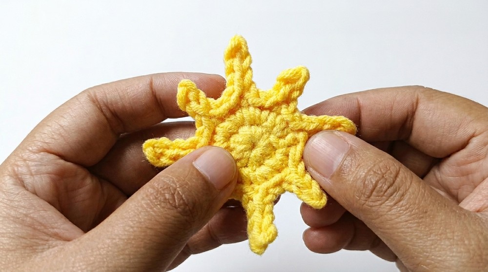 Crochet Mini Sun Pattern