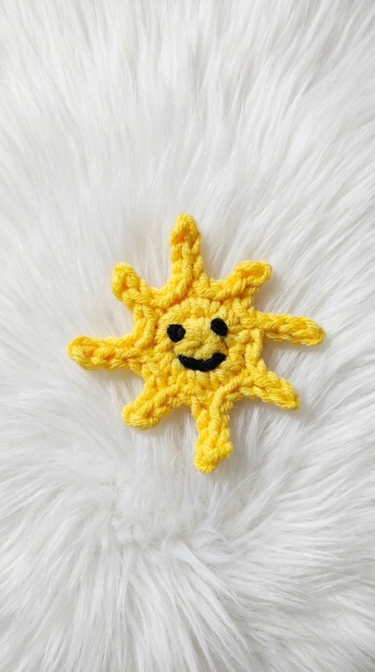 Crochet Mini Sun Pattern