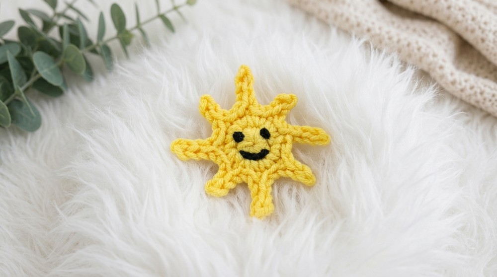 Crochet Mini Sun Pattern