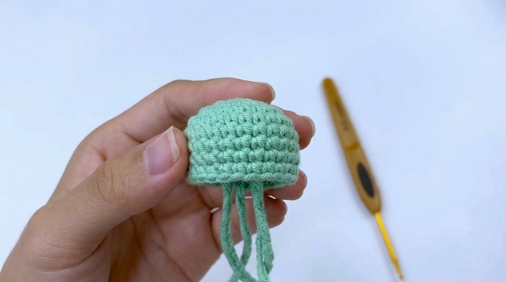 Crochet Jelly Fish Keychain Pattern