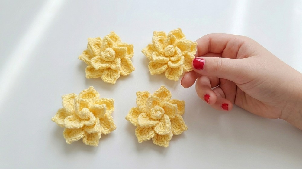 Create Stunning 3D Crochet Jasmine Flowers 2