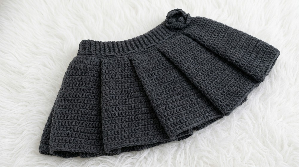Crochet Baby Skirt Pattern 4