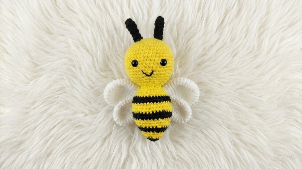 Crochet Bee Amigurumi Pattern 4