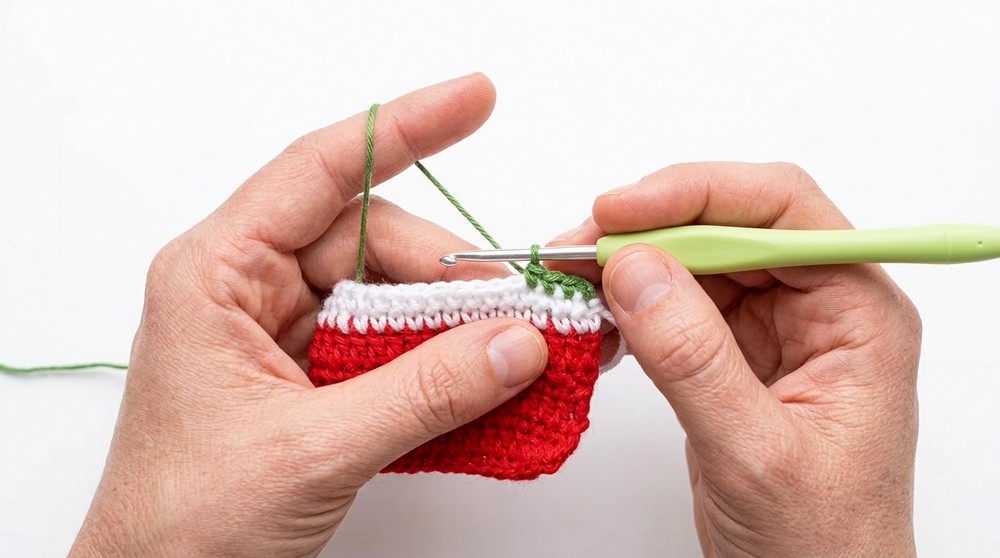 Crochet Bikini Top Watermelon Pattern 2