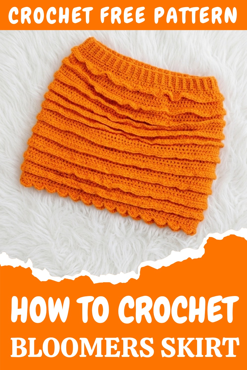 Crochet Bloomers Skirt Pattern