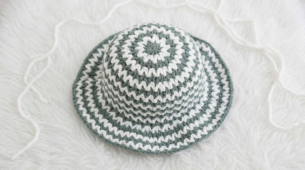 Crochet Bucket Hat Pattern 4