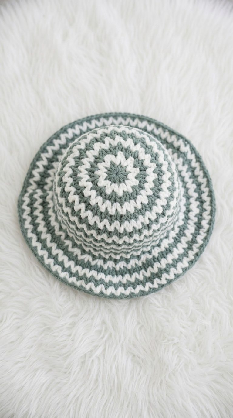 Crochet Bucket Hat Pattern 5