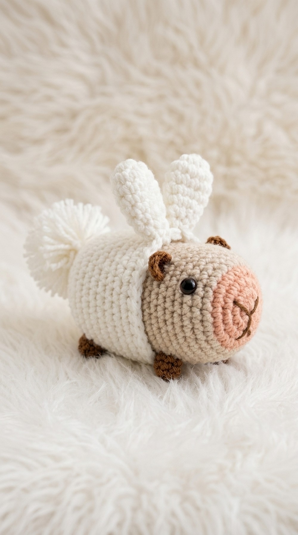 Crochet Bunny Costume for Capybara Pattern 5