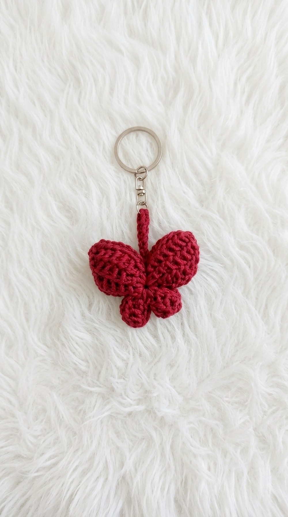 Crochet Butterfly Keychain Pattern 5