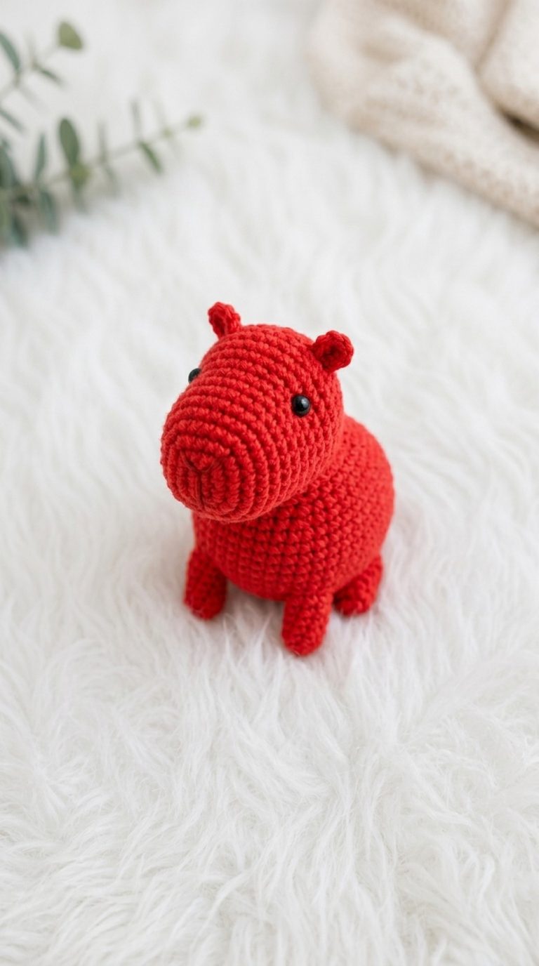 Crochet Capybara Amigurumi Pattern 5