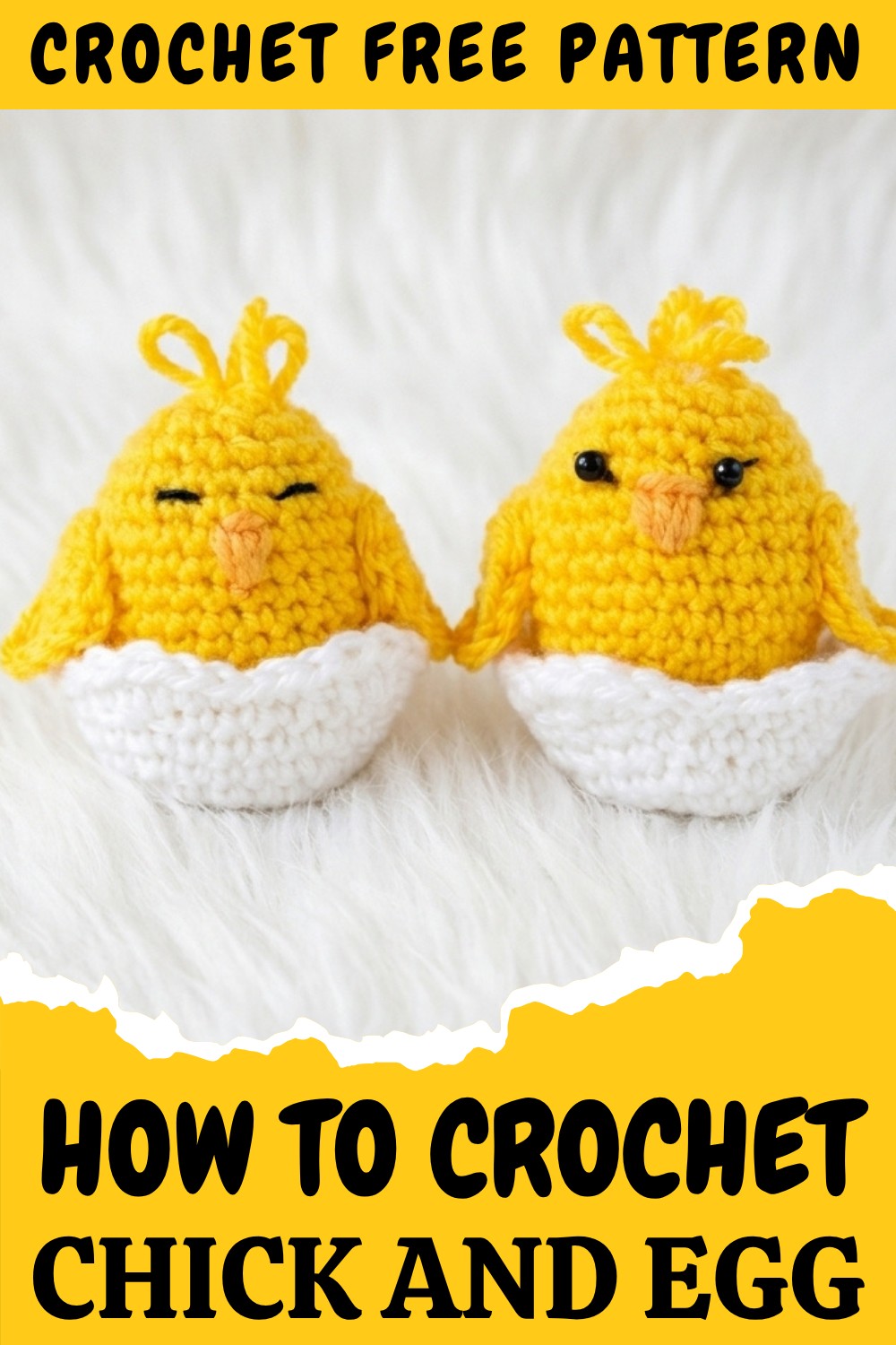 Crochet Chick And Egg Pattern