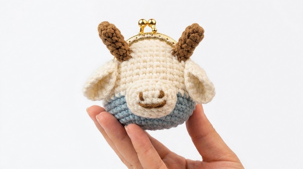 Crochet Cow Coin Purse Pattern 3