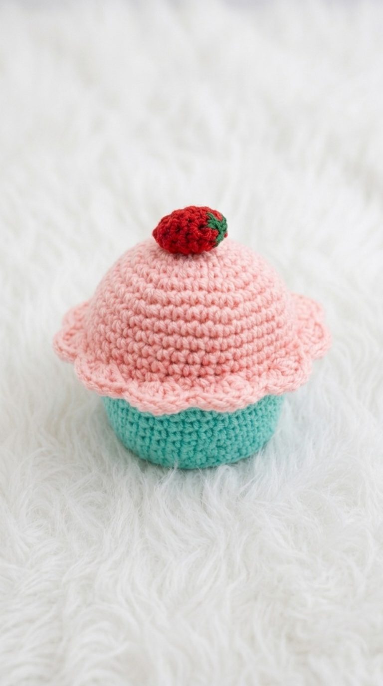 Crochet Cupcake Amigurumi Pattern 5