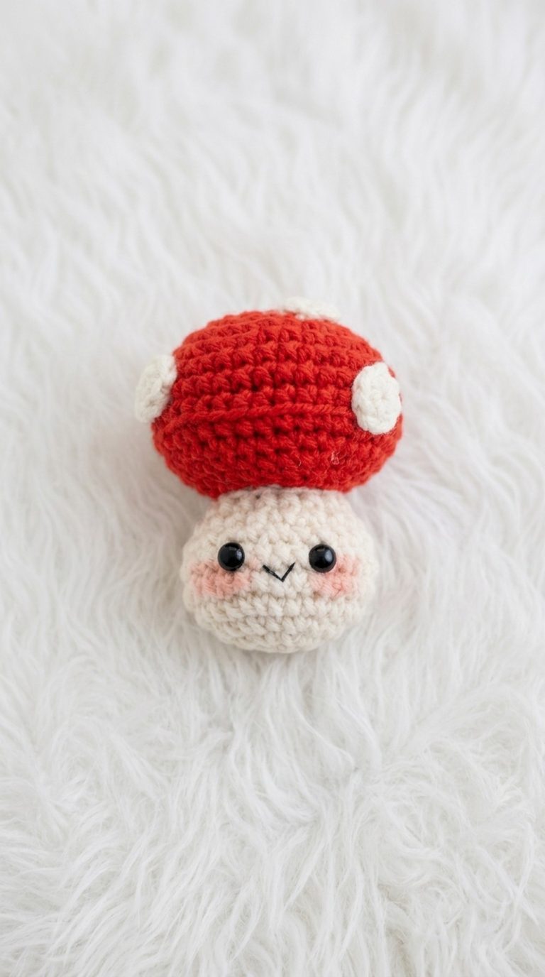 Crochet Cute Mushroom Pattern 5