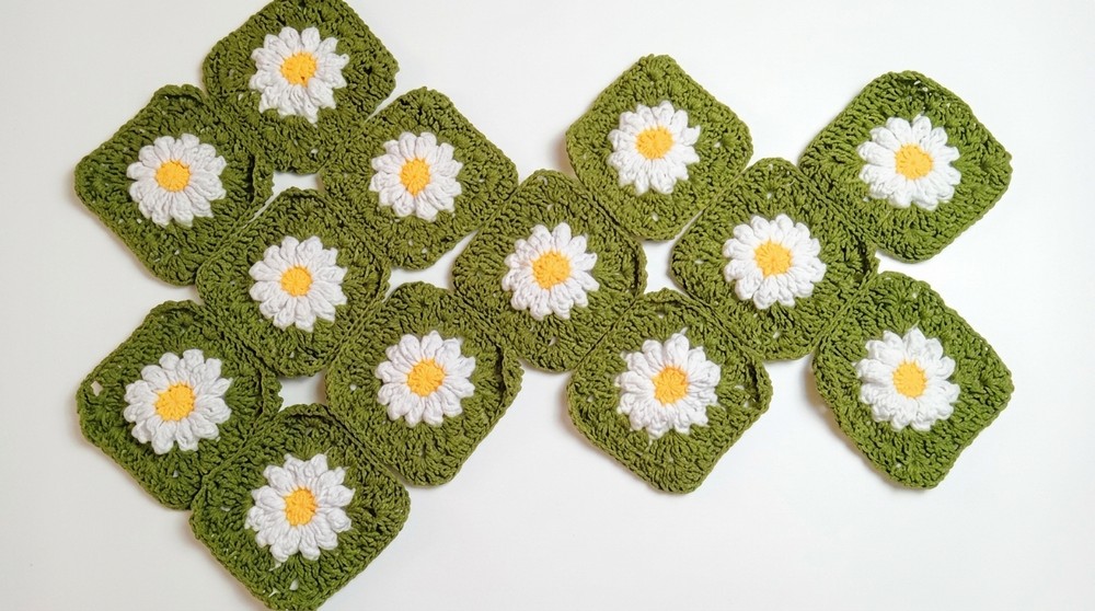 Crochet Daisy Flower Tote Bag Pattern 3