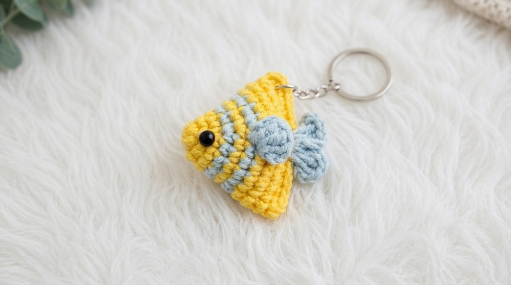 Crochet Fish Keychain Pattern 4